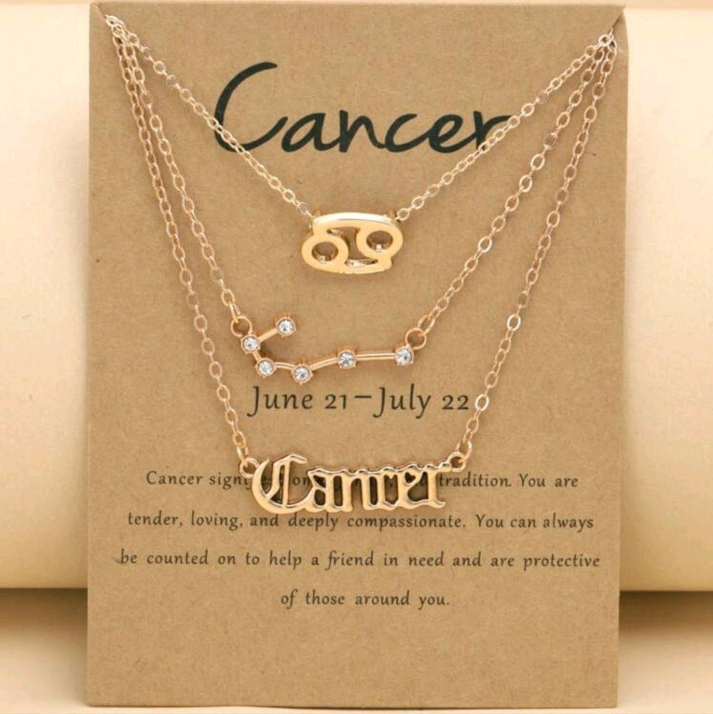 Zodiac Cancer necklace